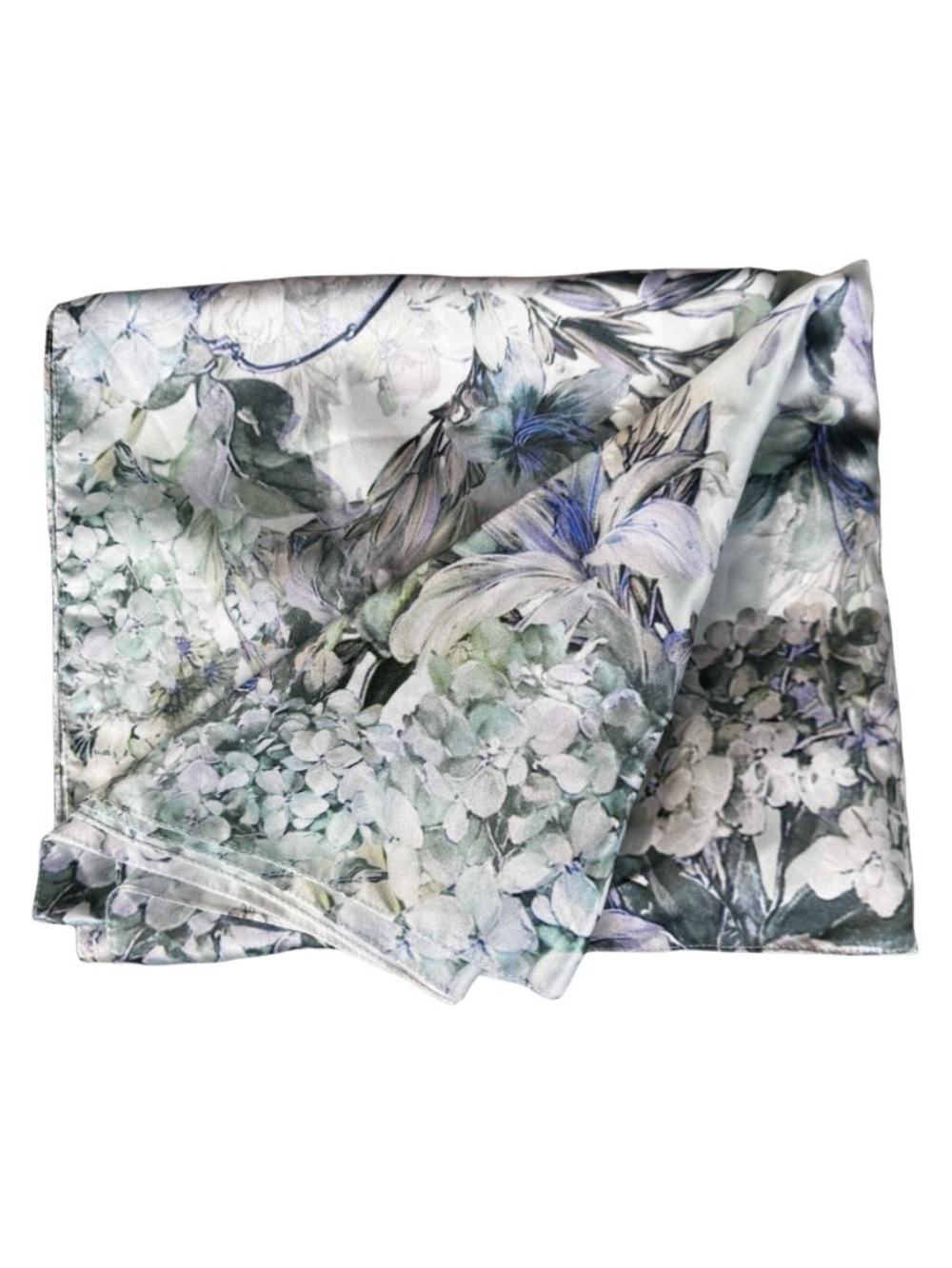 Trent Nathan Floral Pattern Scarf